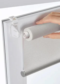 bonprix Rollos|Sichtschutzrollo mit Struktur weiß