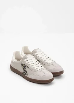 Skechers High Heels|Sneaker|Sneaker grau leo bedruckt