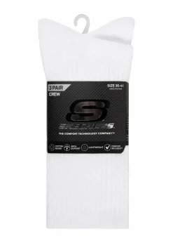 Skechers Socken|Socken|Tennissocken (3er Pack) weiß