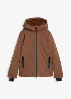 bonprix Bekleidung·Jumpsuits|Bekleidung·Sweat|Skijacke, mit Schneefang hellbraun