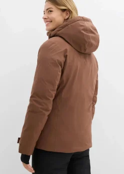 bonprix Bekleidung·Jumpsuits|Bekleidung·Sweat|Skijacke, mit Schneefang hellbraun