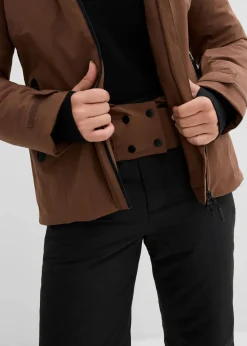 bonprix Bekleidung·Jumpsuits|Bekleidung·Sweat|Skijacke, mit Schneefang hellbraun