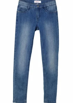 bonprix Mädchen 9-16 Jahre·Jeans|Skinny-Jeans Mid Waist blau denim