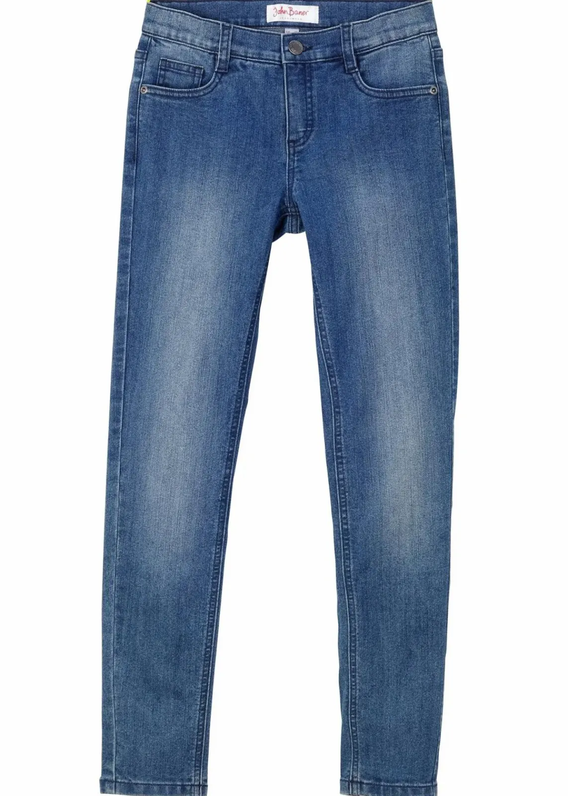 bonprix Mädchen 9-16 Jahre·Jeans|Skinny-Jeans Mid Waist blau denim