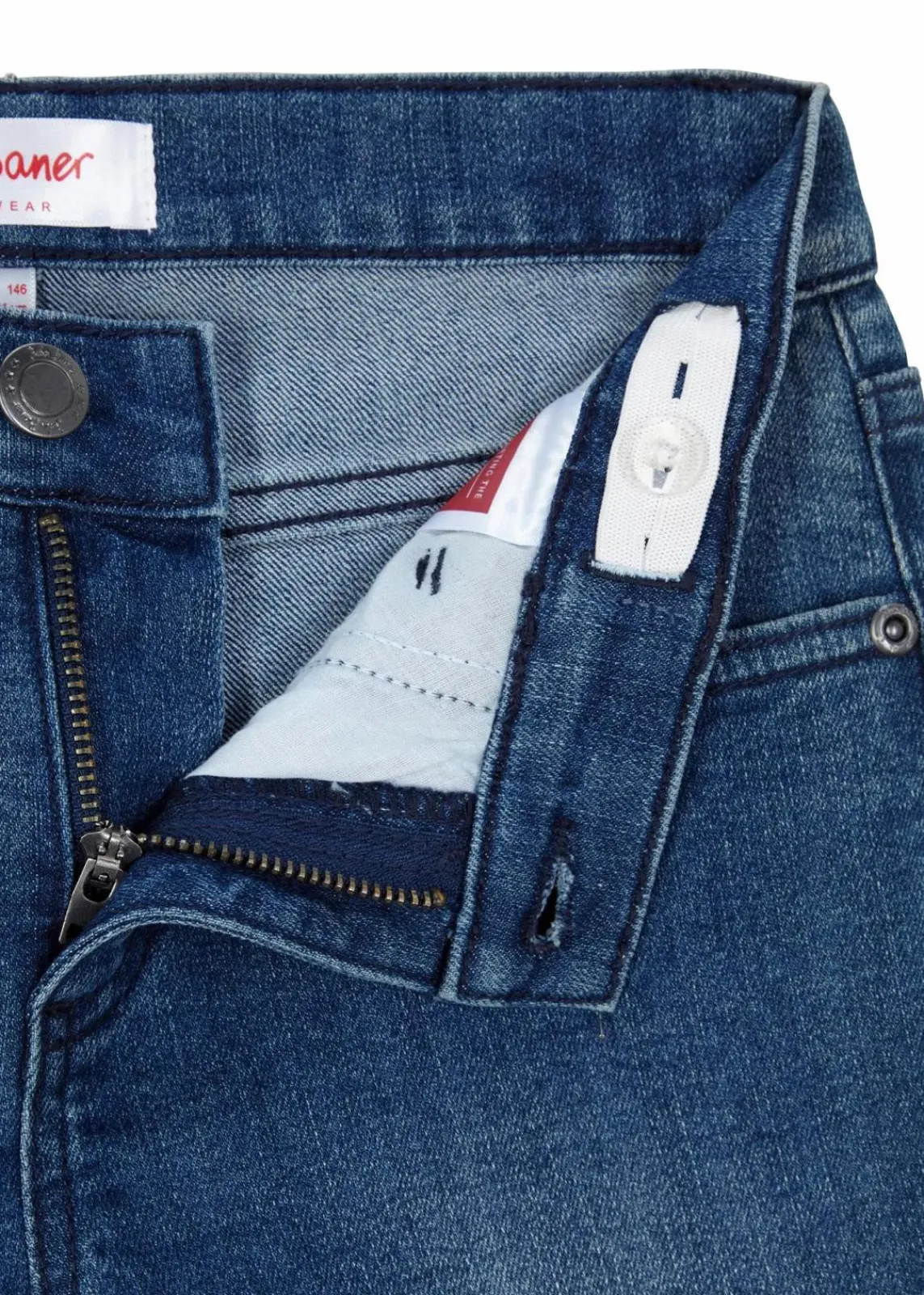 bonprix Mädchen 9-16 Jahre·Jeans|Skinny-Jeans Mid Waist blau denim