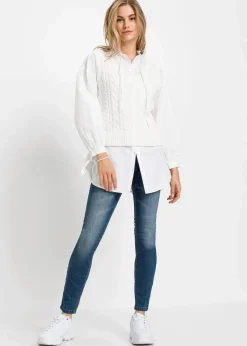 Skinny-Jeans, Mid Waist, cropped|bonprix Clearance