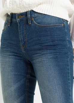 Skinny-Jeans, Mid Waist, cropped|bonprix Clearance