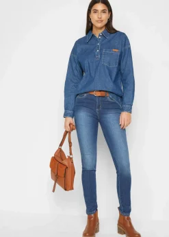 Skinny-Jeans Mid Waist, Stretch|bonprix Clearance