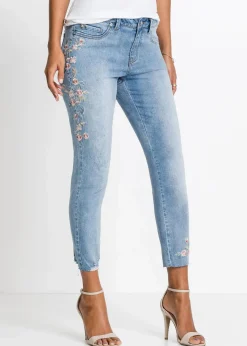 Skinny-Jeans Mid Waist, verkürzt|bonprix Clearance