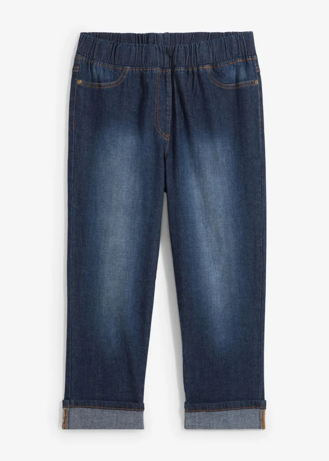 Slim Fit Jeans, Mid Waist, Baumwolle|bonprix Outlet