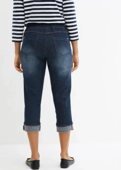 Slim Fit Jeans, Mid Waist, Baumwolle|bonprix Outlet