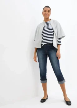 Slim Fit Jeans, Mid Waist, Baumwolle|bonprix Outlet