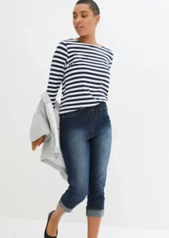 Slim Fit Jeans, Mid Waist, Baumwolle|bonprix Outlet