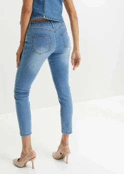 Slim Fit Jeans Mid Waist, cropped|bonprix Clearance