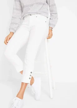 Slim Fit Jeans Mid Waist, cropped|bonprix