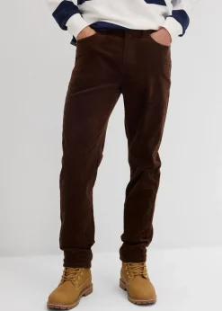 Slim Fit Stretch-Cordhose mit Komfortschnitt|bonprix Outlet