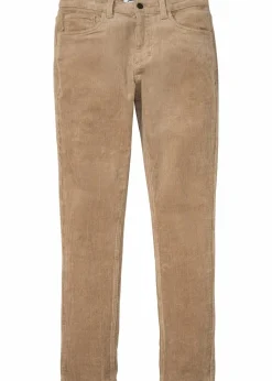 bonprix Hosen|Große Größen|Slim Fit Stretch-Cordhose mit Komfortschnitt camel