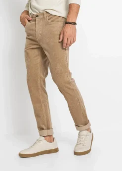 bonprix Hosen|Große Größen|Slim Fit Stretch-Cordhose mit Komfortschnitt camel