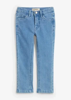 Slim Fit Stretch-Jeans mit verstellbarem Bund, Straight|bonprix Hot