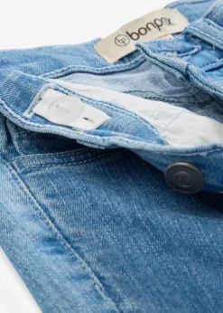 Slim Fit Stretch-Jeans mit verstellbarem Bund, Straight|bonprix Hot