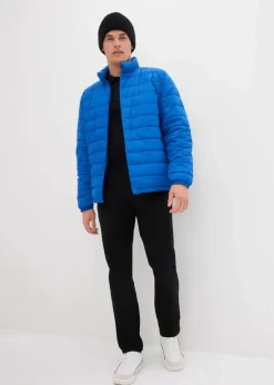 bonprix Große Größen|Basics|Slim Fit Stretch-Jeans, Straight schwarz