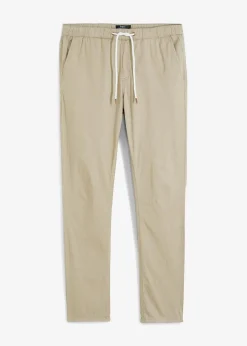 bonprix Hosen|Slim Fit Stretch-Schlupfhose, Straight new khaki