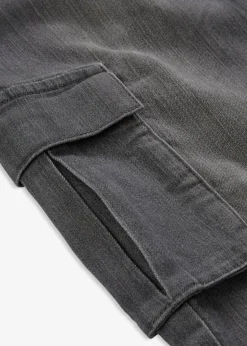 bonprix Jungen 9-16 Jahre·Jeans|Slim Fit Stretch-Schlupfjeans dunkelgrau denim