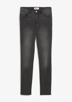 bonprix Jeans|Bekleidung·Shirts & Tops|Slim Jeans High Waist, Shaping schwarz used