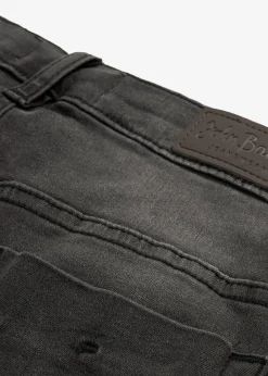 bonprix Jeans|Bekleidung·Shirts & Tops|Slim Jeans High Waist, Shaping schwarz used