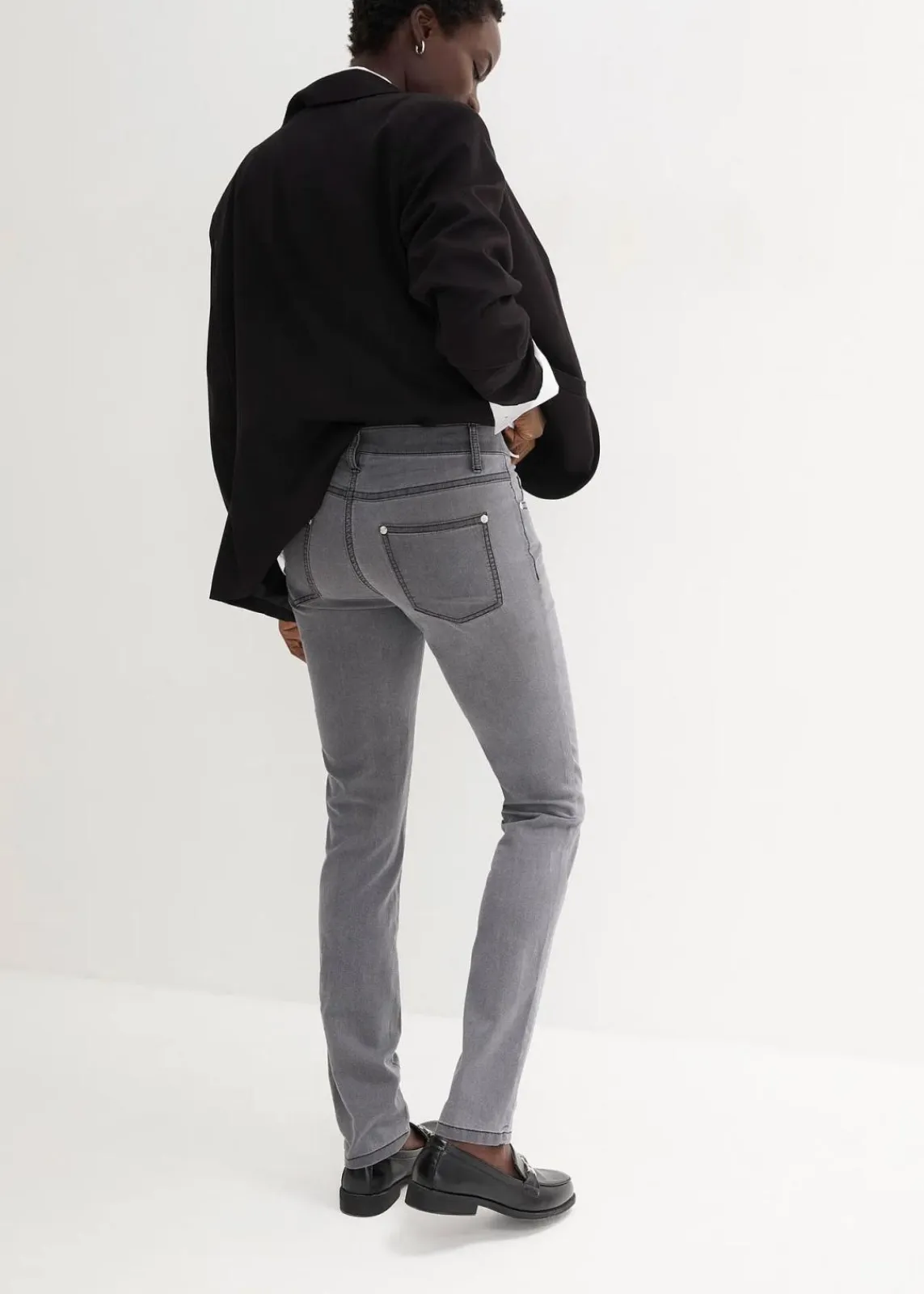 Slim-Fit-Jeans Mid Waist, Super Stretch|bonprix Sale