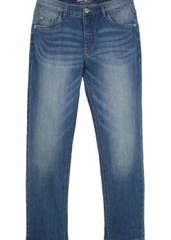 Slim-Fit-Jeans mit verstellbarem Bund, Straight|bonprix New