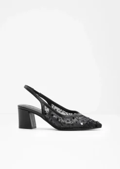 bonprix Pumps|Festliche Mode|Slingpumps schwarz