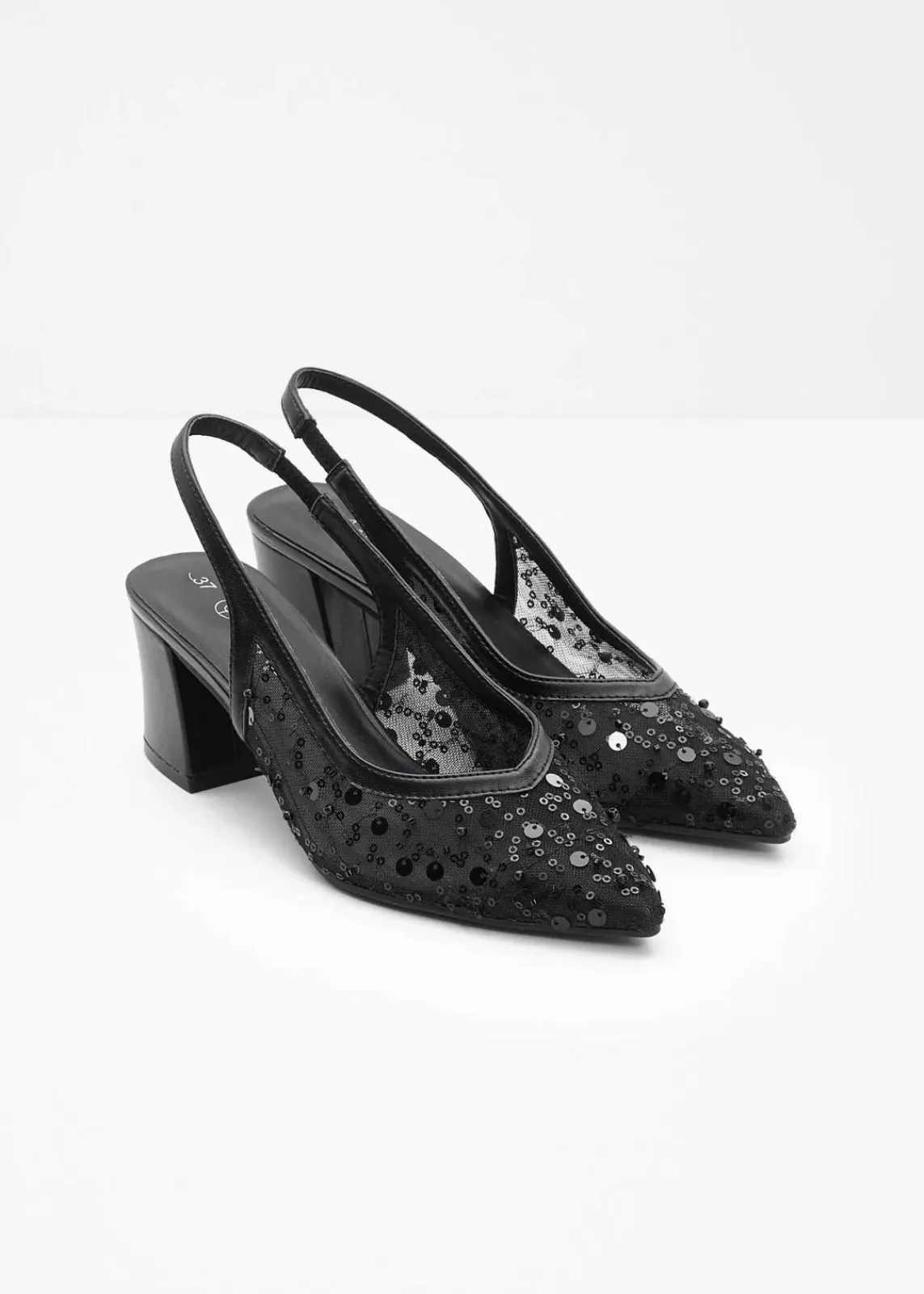 bonprix Pumps|Festliche Mode|Slingpumps schwarz