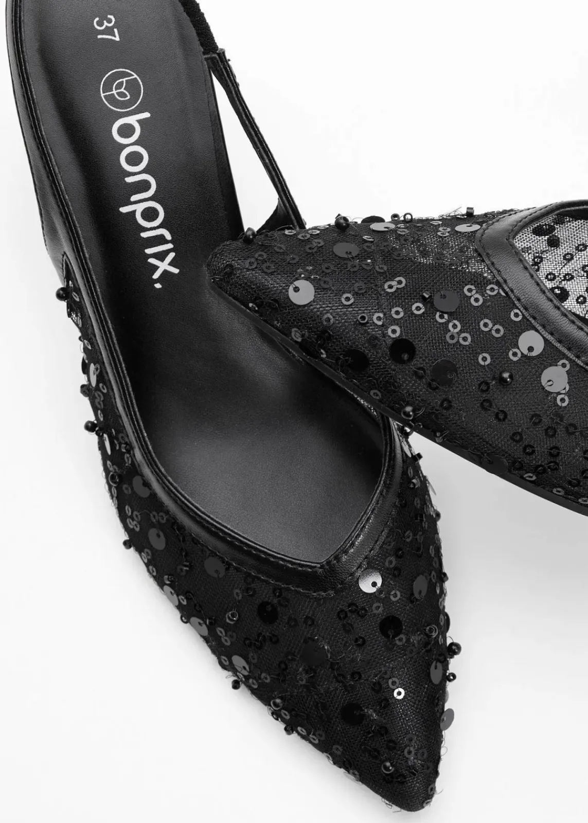 bonprix Pumps|Festliche Mode|Slingpumps schwarz