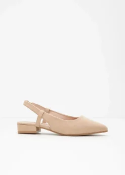 Slingpumps mit flachem Absatz|bonprix Hot
