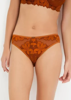 bonprix Wäsche·Dessous|Wäsche·Höschen|Slip aus zarter Spitze bronze
