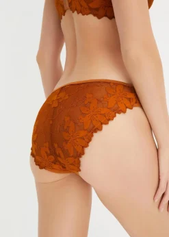 bonprix Wäsche·Dessous|Wäsche·Höschen|Slip aus zarter Spitze bronze