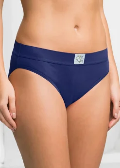 bonprix Höschen|Baumwollunterwäsche|Slip (10er Pack) bunt + hellgrau meliert