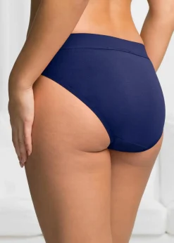 bonprix Höschen|Baumwollunterwäsche|Slip (10er Pack) bunt + hellgrau meliert