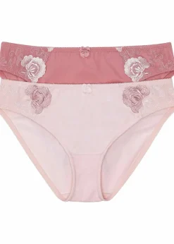 Slip mit Stickerei (2er Pack)|bonprix Discount