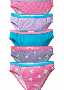 Slip mit weicher Baumwolle (5er Pack)|bonprix