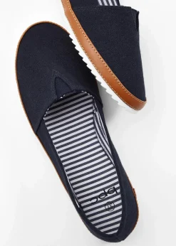 Slipper aus Baumwoll-Canvas|bonprix