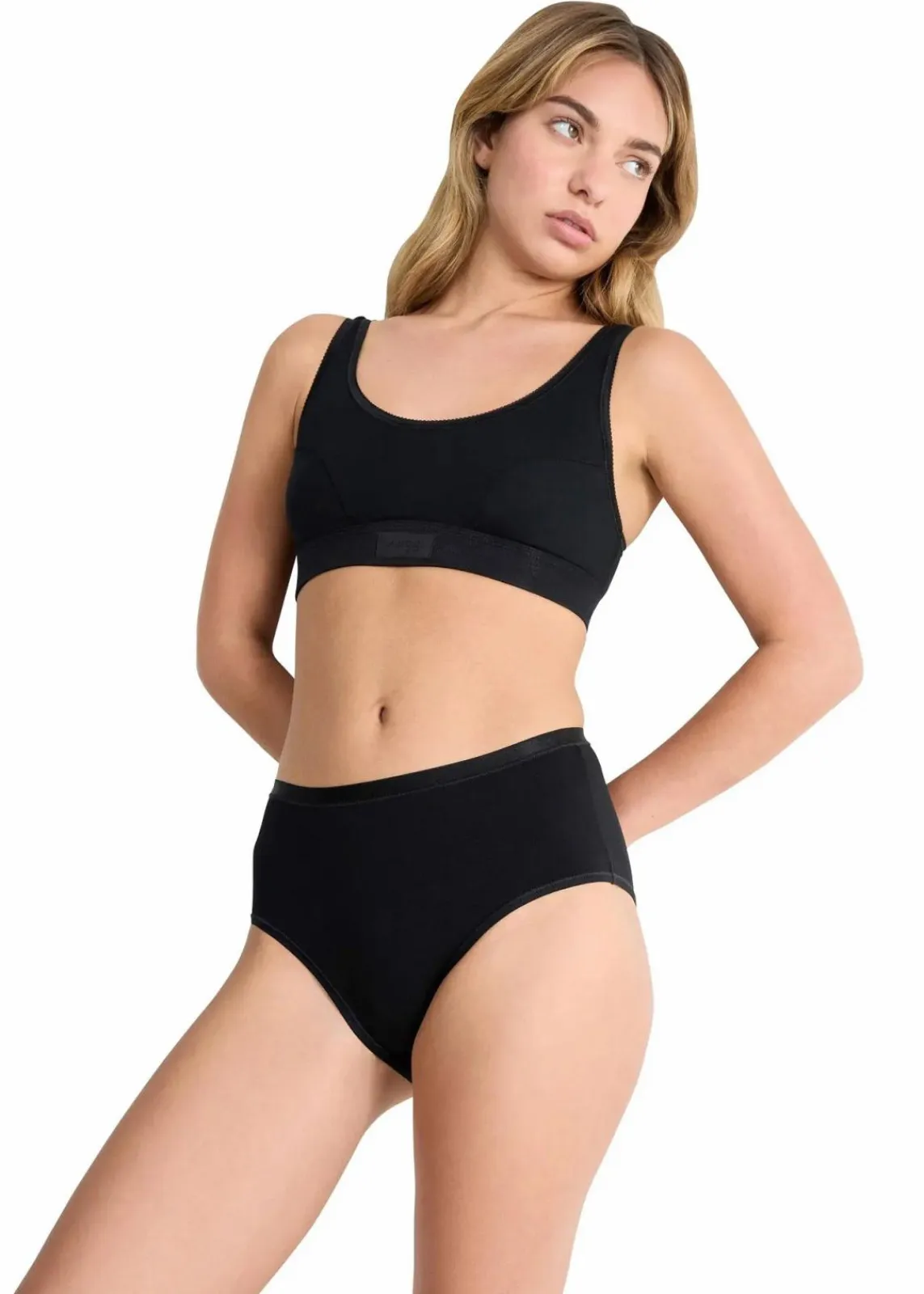 Sloggi Wäsche·Baumwollunterwäsche|Baumwollunterwäsche|GO Daily Cotton Midi Slip (3er Pack) 3x schwarz