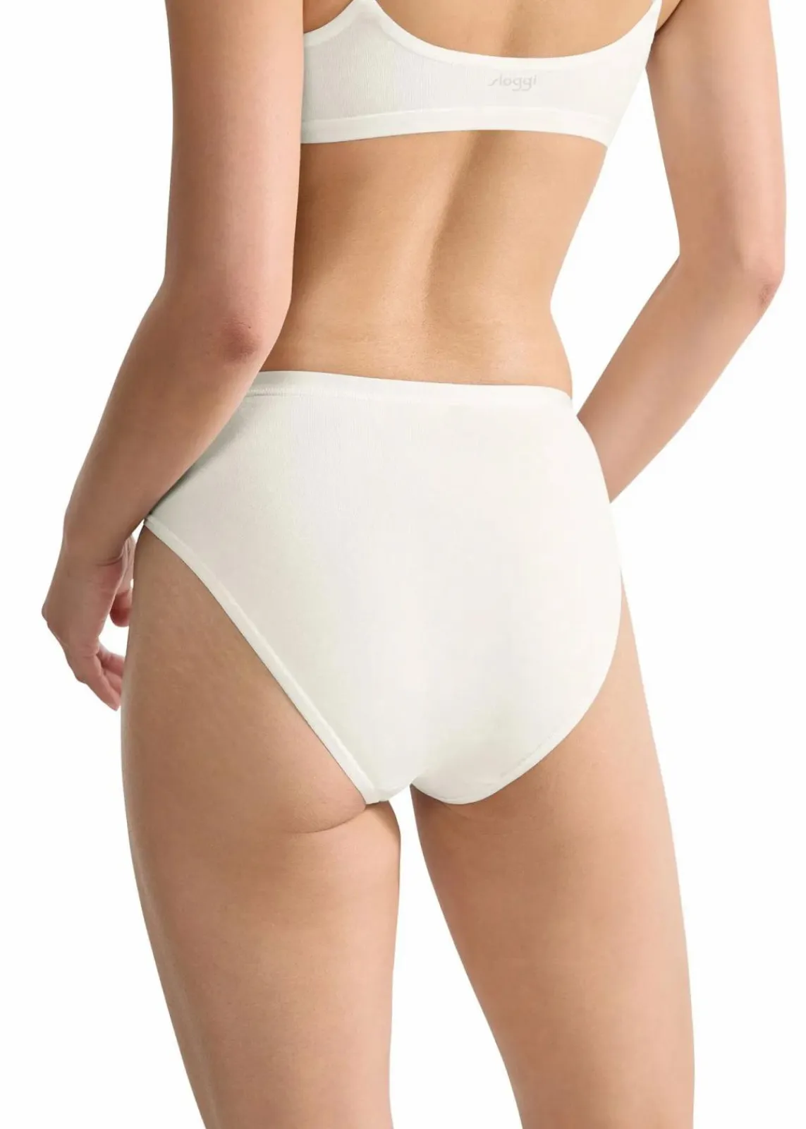 Sloggi Wäsche·Baumwollunterwäsche|Wäsche·Höschen|GO Daily Cotton Tai Slip (3er Pack) 3x weiß