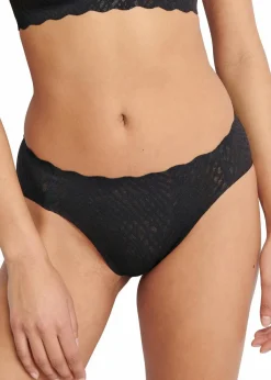 Sloggi Wäsche·Höschen|Nachhaltigere Materialien|ZERO Feel Bliss High leg schwarz