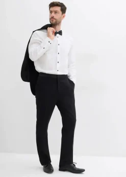 Smoking-Anzugshose mit Stretchanteil, Slim Fit|bonprix Clearance