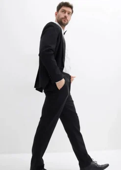 Smoking-Anzugshose mit Stretchanteil, Slim Fit|bonprix Clearance