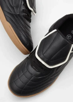 bonprix Sneaker|Sneaker schwarz/wollweiß