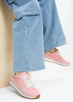 bonprix Sneaker|Sneaker im Retrolook softrosa