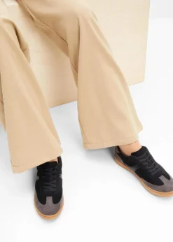 bonprix Sneaker|Sneaker im Retrolook schwarz/grau